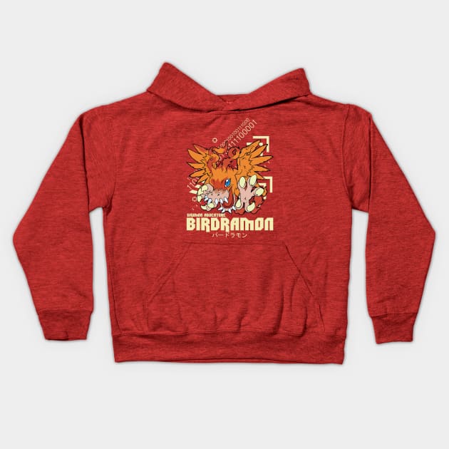 digimon adventure birdramon Kids Hoodie by DeeMON